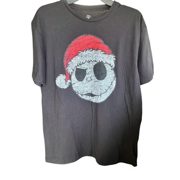 NIGHTMARE BEFORE CHRISTMAS thrashed grunge Streetwear tee sz L - Picture 1 of 4